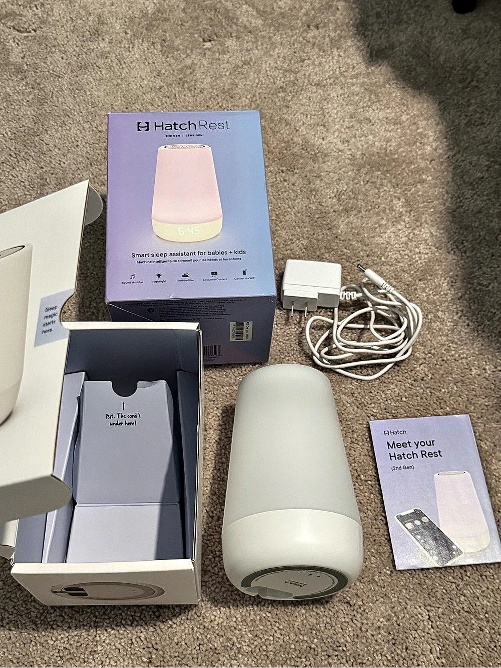 Hatch Rest 2nd Gen Smart Sleep Assistant White Like New